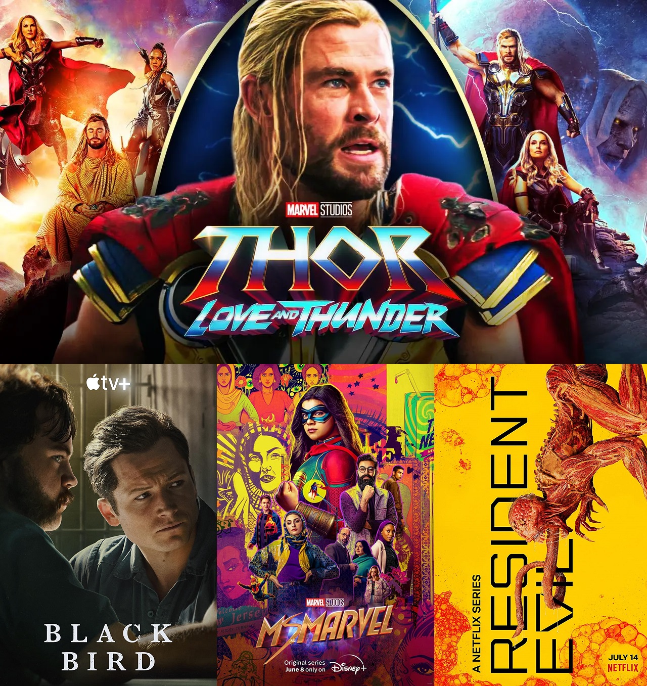 Episode 39 - Black bird , Resident Evil, Thor: Love and Thunder